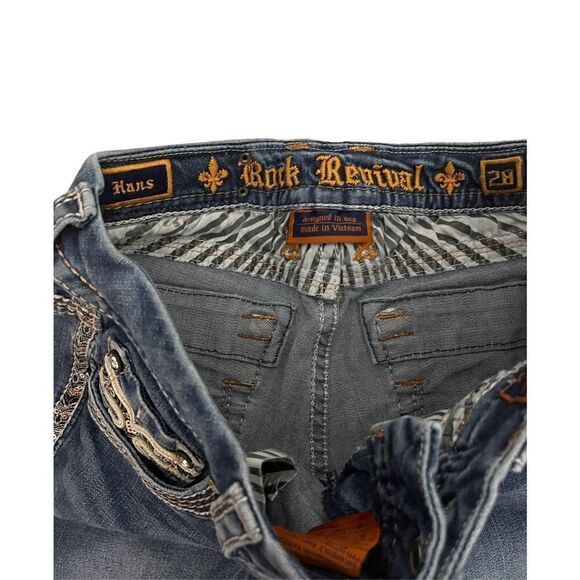 Rock Revival Hans Straight Jeans Size 28 - Picture 5 of 6